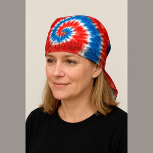 Paris Accessories Tie Dye Bandanas 2 Pack 19 Inch